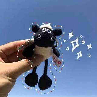可愛小羊肖恩鑰匙扣毛絨公仔包包掛件卡通學生迷你小綿羊掛飾創意