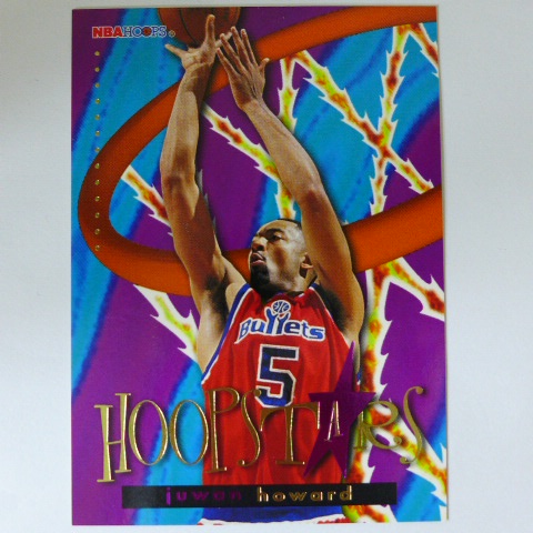 ~ Juwan Howard ~NBA球星/朱萬·霍華德 1996年HOOPS.籃網設計.特殊卡