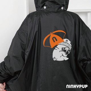 NINKYPUP 巴哥犬 雨衣 反光雨衣 巴哥 夜間安全 透氣舒適 防風防雨 獨家設計 行車安全 反光效果 多種顏色選擇