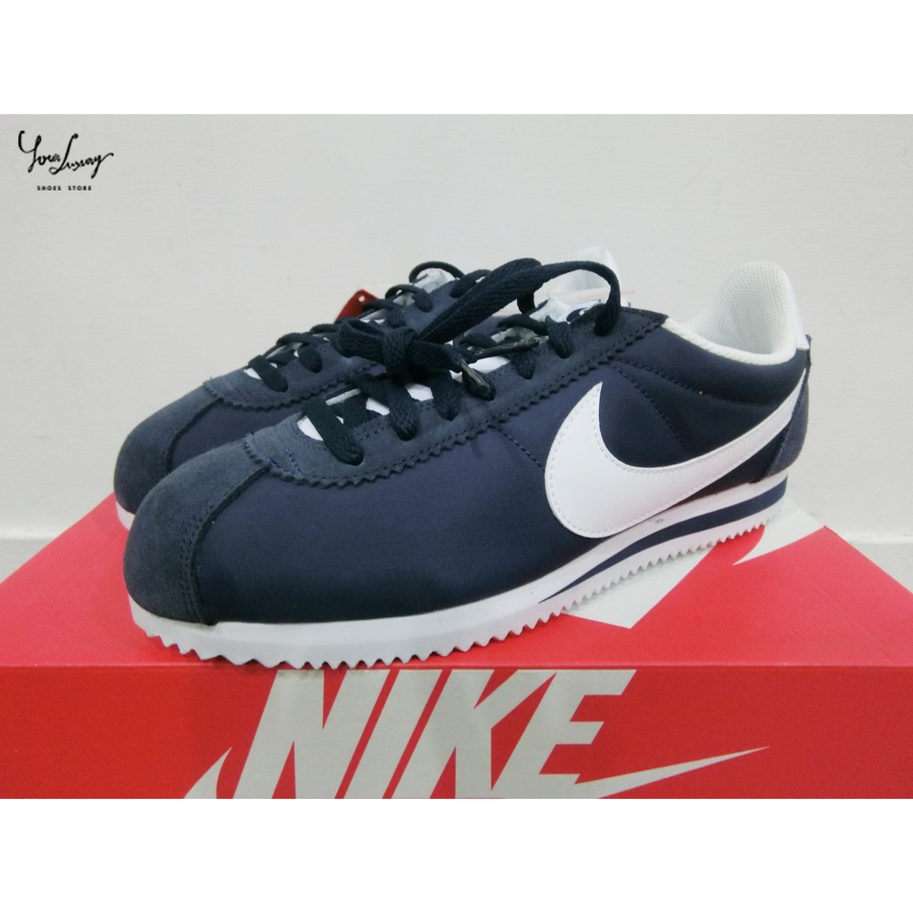 nike classic cortez blue