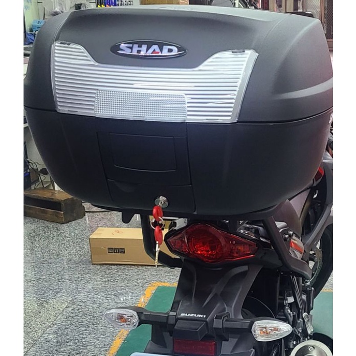 SUZUKI GSX 小海盜 BANDIT 150  摩斯達 SHAD 後箱 後架 後箱架套組 漢堡架