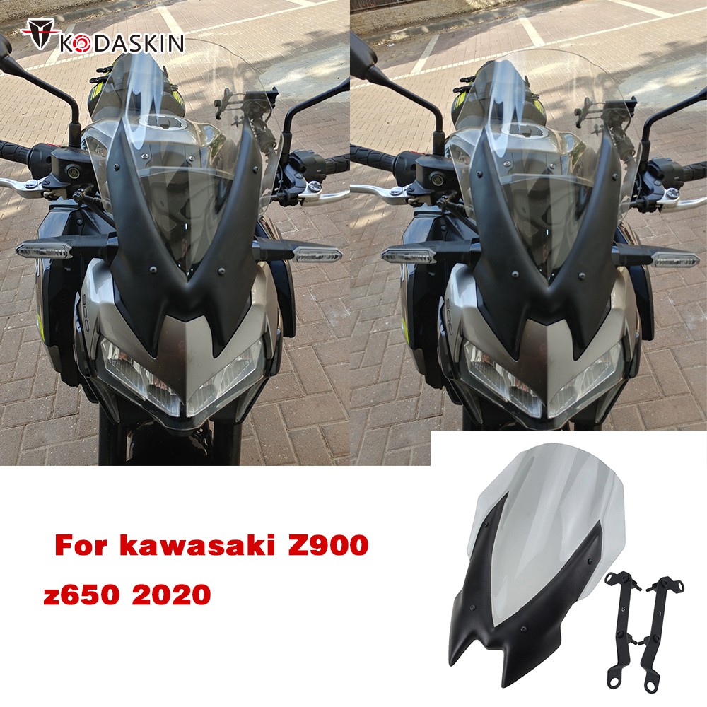 KODASKIN z900 2020 加高擋風前風擋 導流擋風鏡 前擋風玻璃 適用川崎Z650 z900 2020