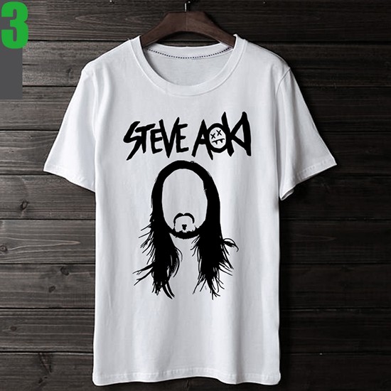 【電子音樂百大DJ系列】Steve Aoki【青木史帝夫】短袖T恤(共3種顏色可供選購) 新款上市專單進貨!【賣場二】