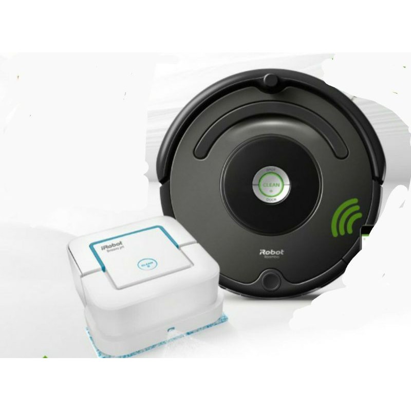 🌟限時特價🌟美國iRobot Roomba678WiFi掃地機器人+Braava Jet240乾擦/濕擦/濕拖