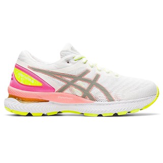 Asics 女鞋 慢跑鞋 GEL-NIMBUS 22 包覆 回彈 耐磨 白【運動世界】1012A766-100