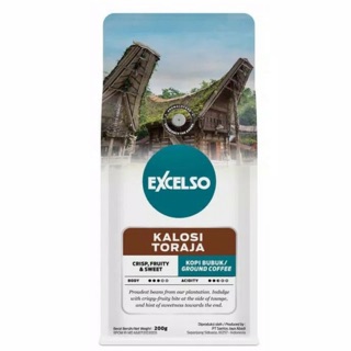 現貨～ EXCELSO卡洛西托拉加咖啡粉Kalosi Toraja 200g