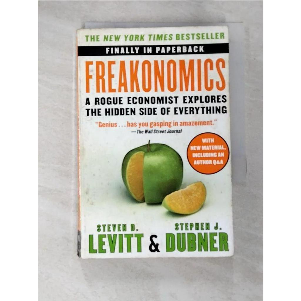 Freakonomics-A Rogue Economist Explores the【T9／原文書_CLS】書寶二手書