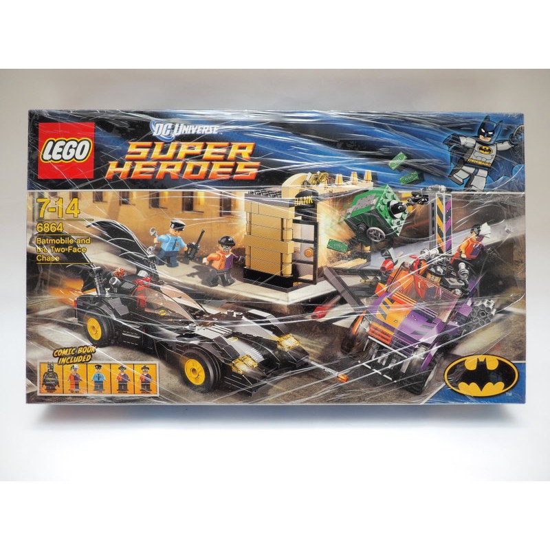 LEGO 樂高 6864 DC 超級英雄 蝙蝠俠 雙面人Batmobile and the Two-Face Chase