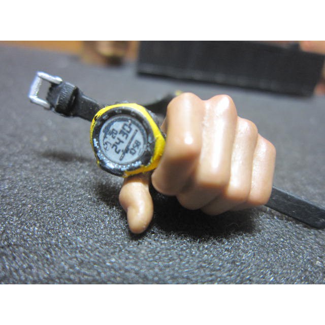 PG3Z特警部門 SS紐約警察1/6黃環電子手錶一支 mini模型