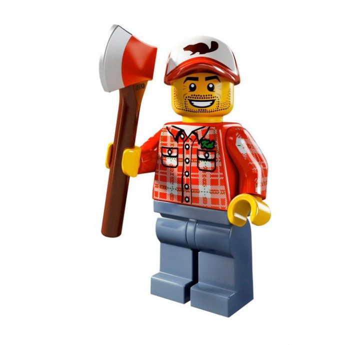 ||一直玩|| LEGO 5代人偶 8805 #8 樵夫 Lumberjack