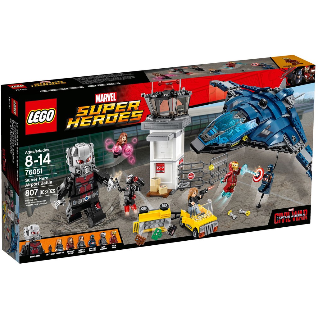 [正版] 樂高 LEGO 76051 復仇者聯盟 英雄內戰 全新品 Super Hero Airport Battle