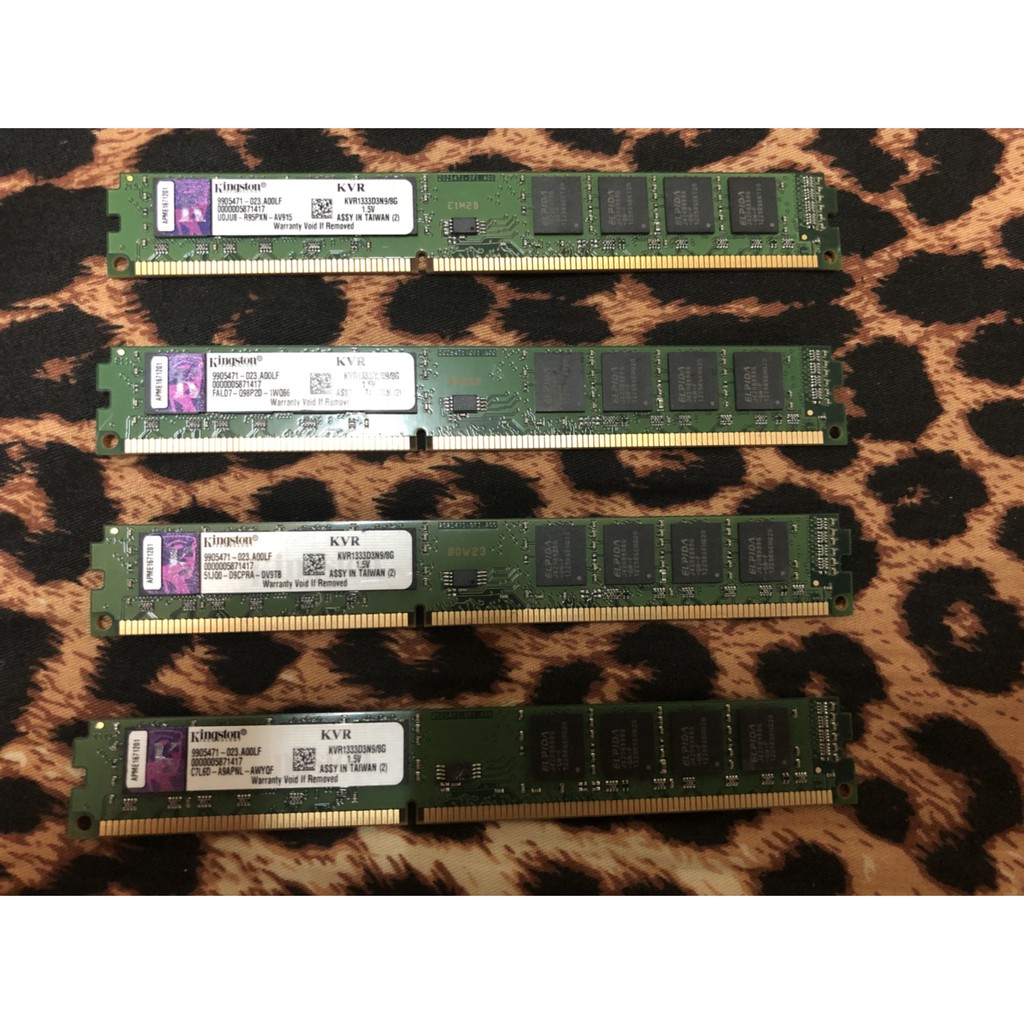 金士頓 8G DDR3 1333 桌上型電腦記憶體