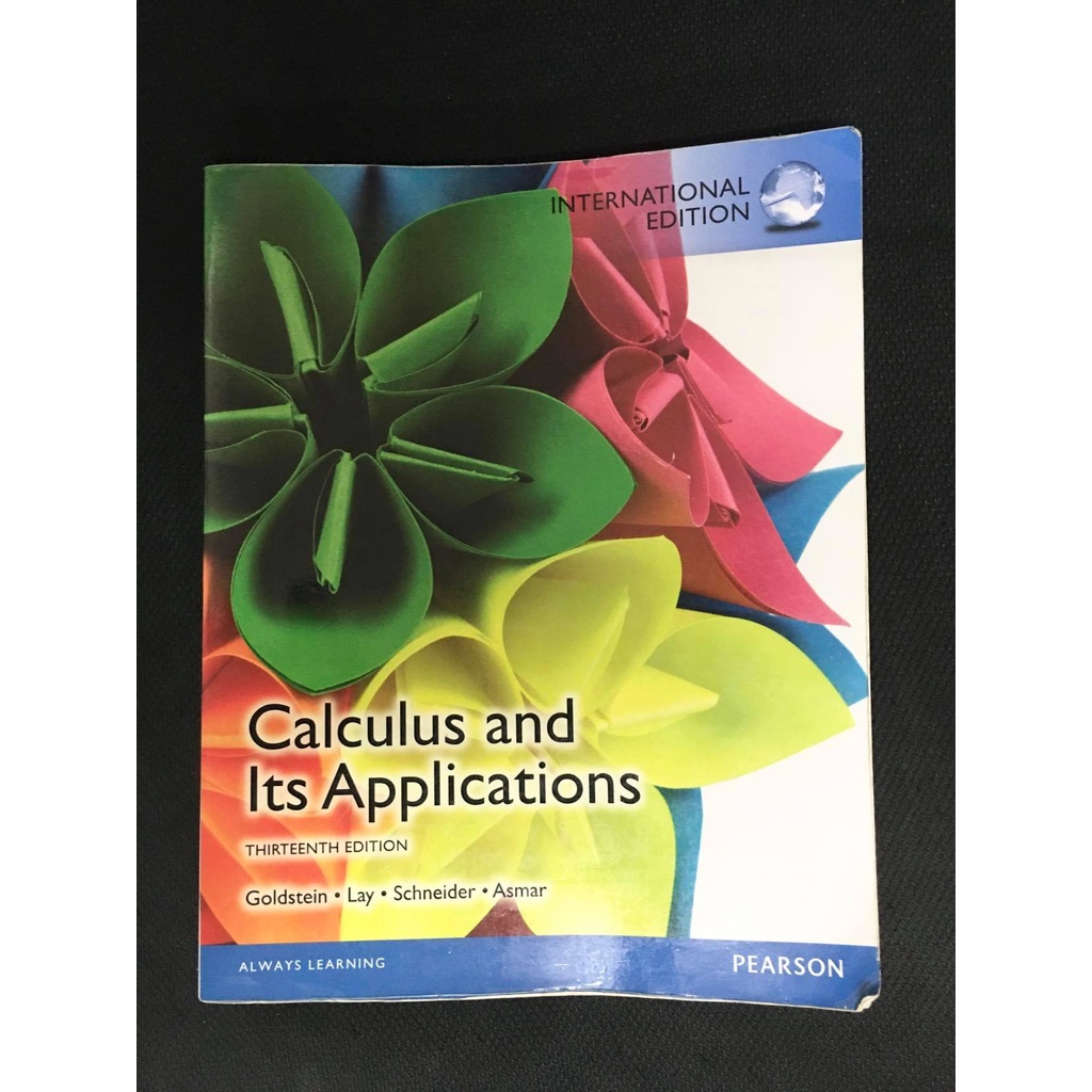 Calculus and Its Applications 商用微積分 13e Goldstein