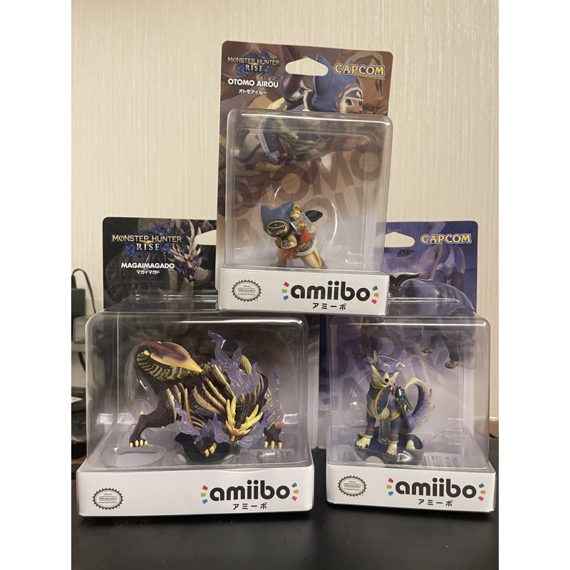 現貨⚠️NS Switch 魔物獵人 崛起 Amiibo MH Rise 艾路/加爾克/怨虎龍