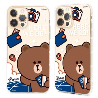 GARMMA LINE FRIENDS 保護軟殼 旅行系列 旅行熊大【魔力電玩】