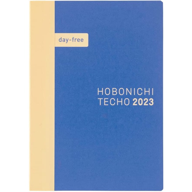 [預購] hobonichi 2023 ほぼ日手帳 本體 day-free (A6&amp;A5/月間+筆記/1月/周一起)