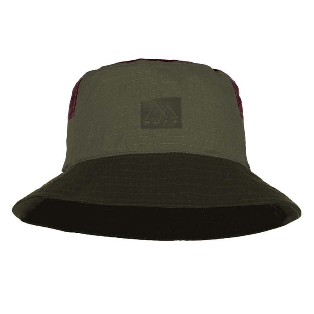 【西班牙BUFF】太陽漁夫帽Sun Bucket Hat / BF125445-墨綠卡其-S(54-57.5公分)