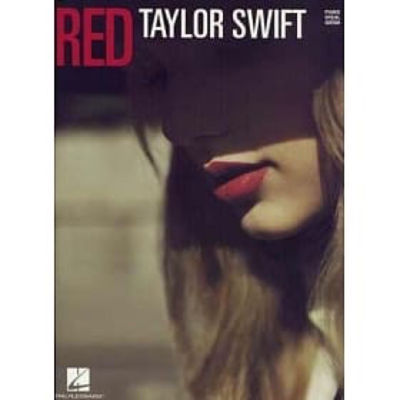 泰勒絲-紅色鋼琴譜 TAYLOR SWIFT -RED P/V/G（全新）