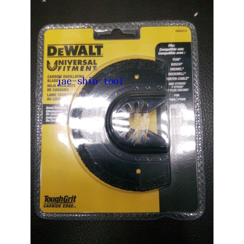 DEWALT DWA4220 OSCILLATING FASTCUT CARBIDE GROUT REMOVAL