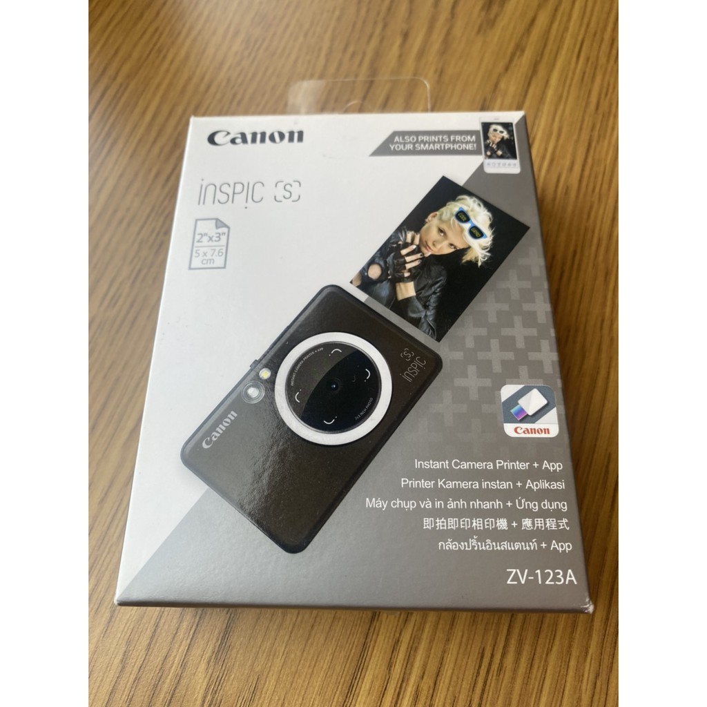 Canon ZV-123A-MBK 藍芽即拍即印 拍可印相機 黑 全新 香港公司貨