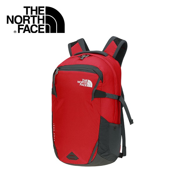 The North Face 28L 15吋電腦背包 紅/瀝灰/ NF0A2RD7/電腦背包/登山背包/後背包/悠遊山水