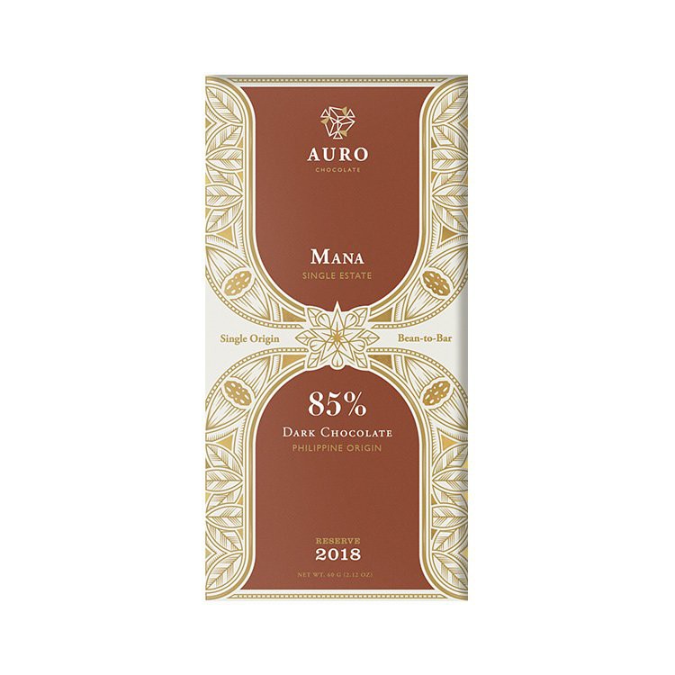 AURO 單一莊園典藏 85% 黑巧克力 - 嗎哪莊園(60g)