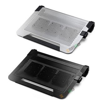 CoolerMaster Notepal U3 PLUS 全鋁筆電散熱墊 黑色 銀色 硬派精璽