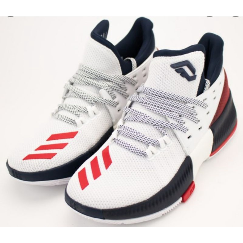 ADIDAS DAME 3 J 白藍紅 男女籃球鞋 正品
