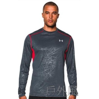 【戶外風】UNDER ARMOUR 男 UA coldblack 跑步長袖運動上衣