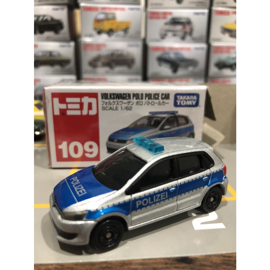 TOMICA NO.109 VOLKSWAGEN POLO POLICE CAR