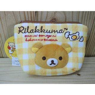 Rilakkuma 拉拉熊懶懶熊 短毛化妝包 收納包