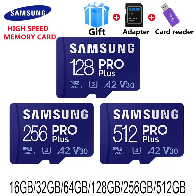SAMSUNG 三星 PRO 32GB/64GB/128GB/256GB/512GB/ TF 存儲卡