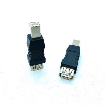 USB A母轉 B公 轉接頭 (UB-24)