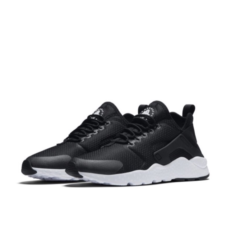 nike huarache run ultra black white