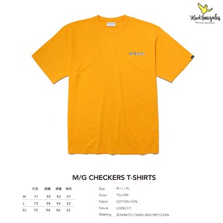 LESSTAIWAN ▼ Mark Gonzales CHECK LOGO T-SHIRTS MG1904ST07