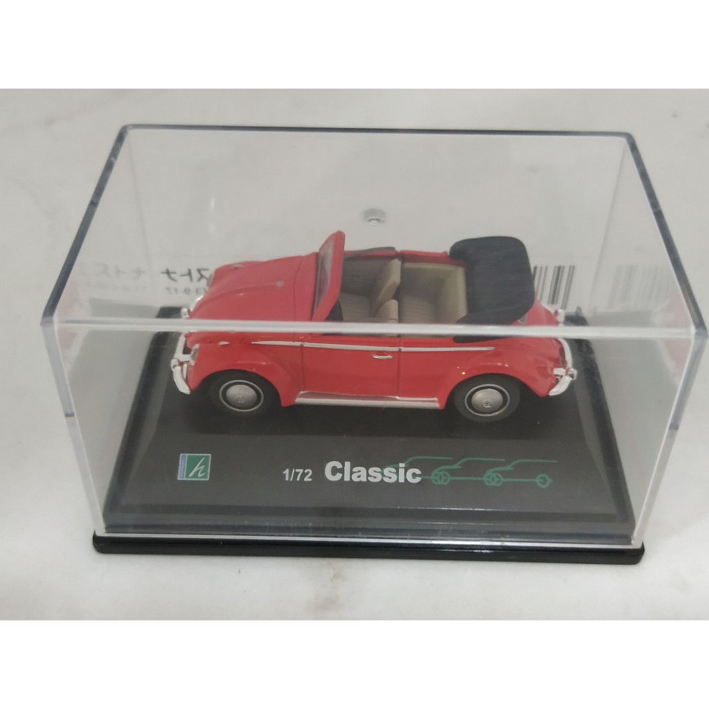 全新Hongwell 1/72_VW福斯 Classic Beetle Cabriolet(紅色)