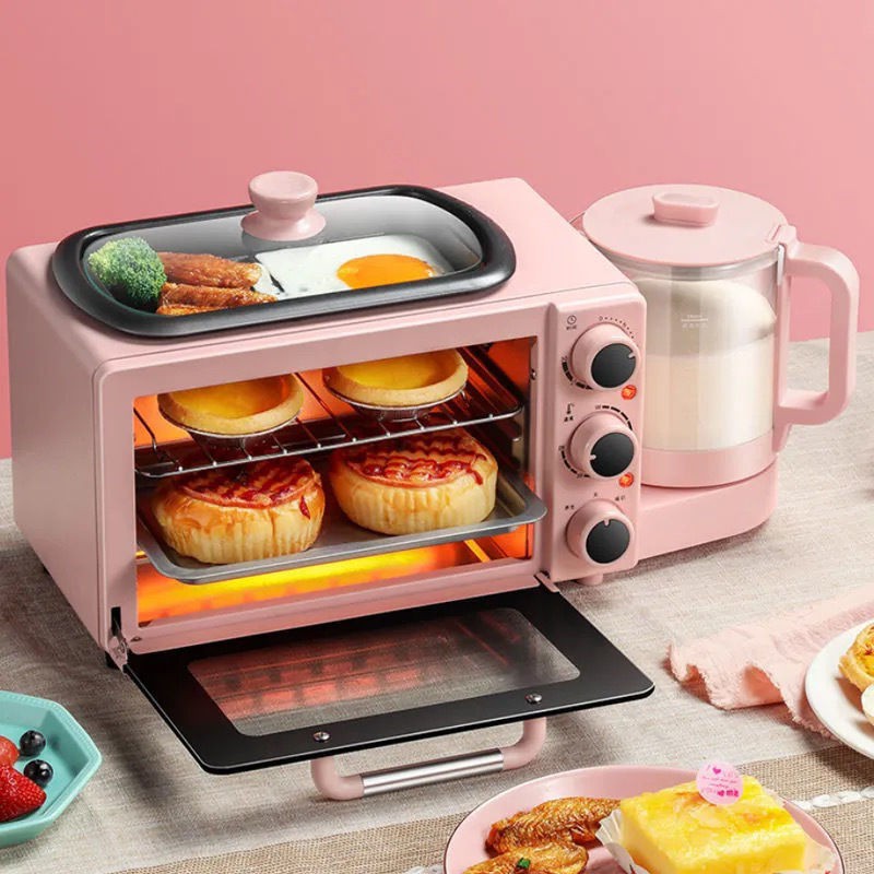 ⚡現貨⚡懶人四合一早餐機多功能神器三明治多士爐家用吐司機面包小烤箱