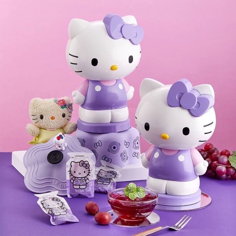 盛香珍 Hello Kitty 造型蒟蒻果凍禮桶 (葡萄口味) 265g 【33080】