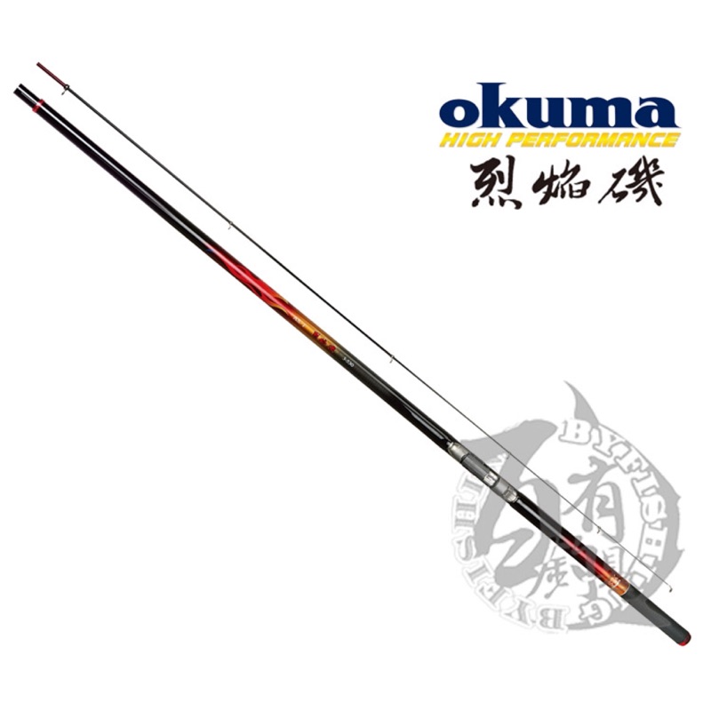 OKUMA烈焰磯II磯釣竿1.5號/2號/3號-530FUJI NS-6捲線器座/SIC高腳防纏導環強韌有力且反發力十足