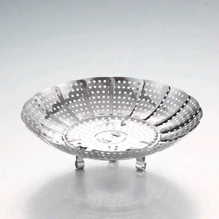【304不鏽鋼蒸架】【限時秒殺】 加厚廚房神器用品家用百變不鏽鋼多功能摺疊篦子蒸籠器