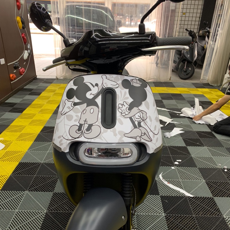 【 膜漾專業車體包膜】GOGORO2客製化面版彩圖/儀表板TPU犀牛皮修復膜