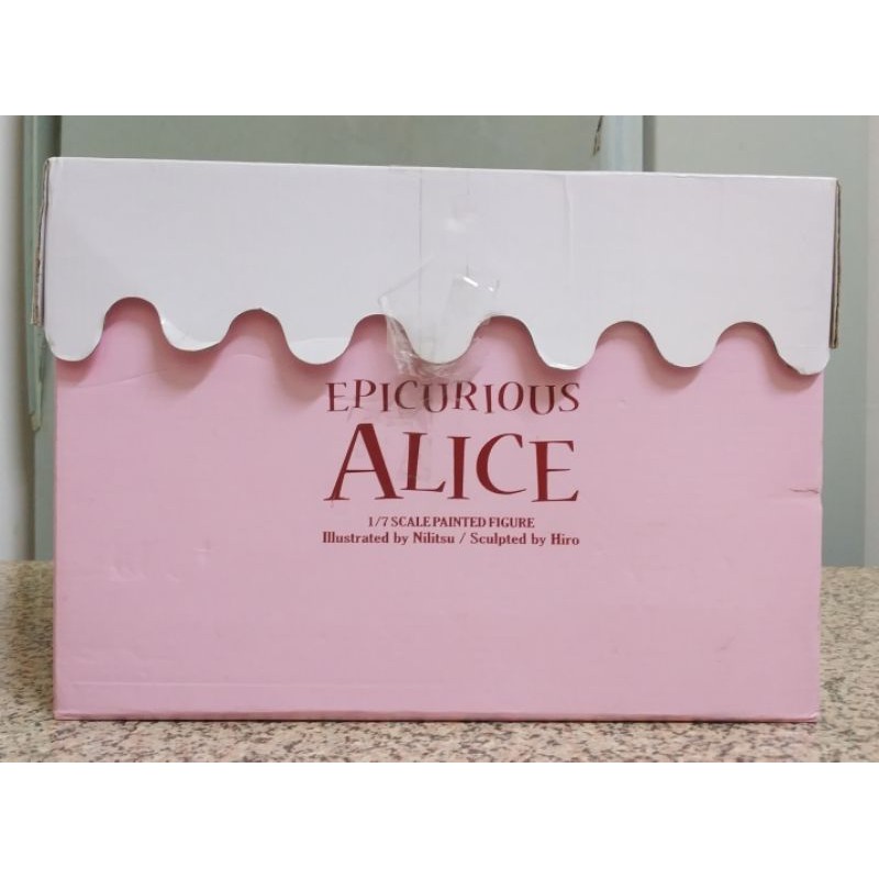 愛麗絲 蛋糕盒 方盒