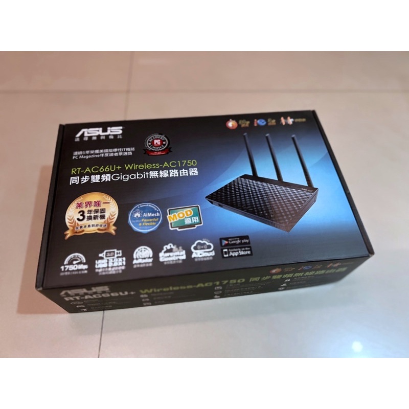 ASUS AC66U+ 無線分享器 路由器