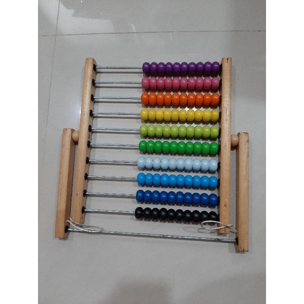 IKEA彩虹算盤 兒童數學教具