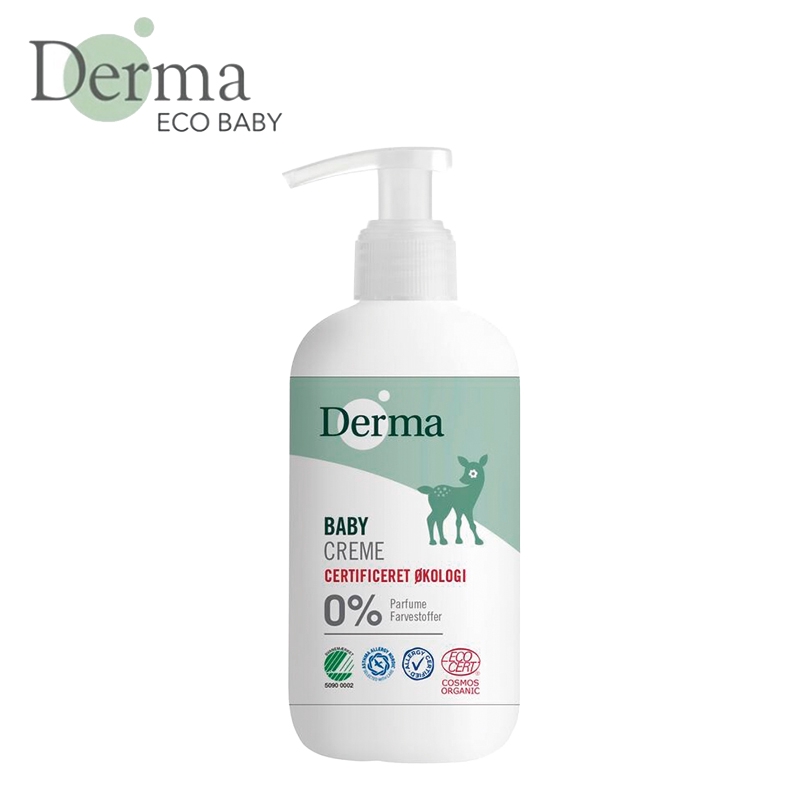 丹麥Derma 寶寶有機滋潤護膚霜(250ml) 米菲寶貝