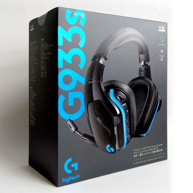 3ctown 全新台灣公司貨含稅logitech羅技g933s 7 1 聲道環繞音效無線rgb電競耳機麥克風 蝦皮購物