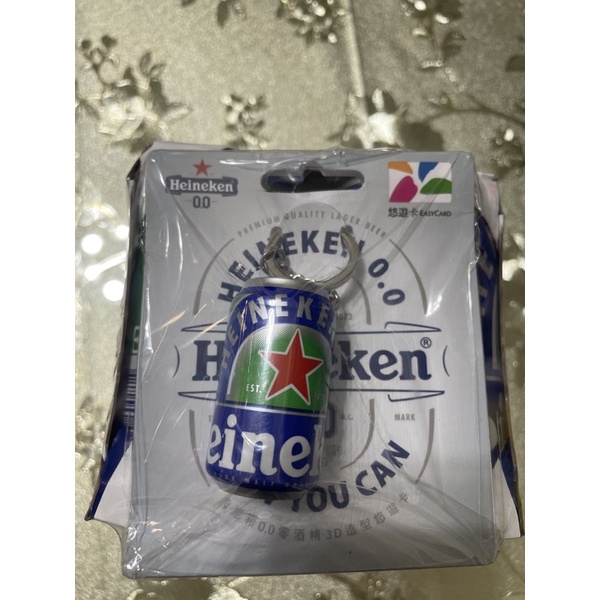 海尼根0.0 3D造型悠遊卡+海尼根零酒精啤酒6罐