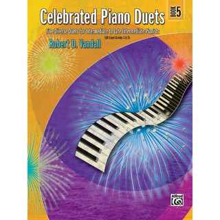 【599免運費】Vandall - Celebrated Piano Duets 5 (1P4H) / 00-24552