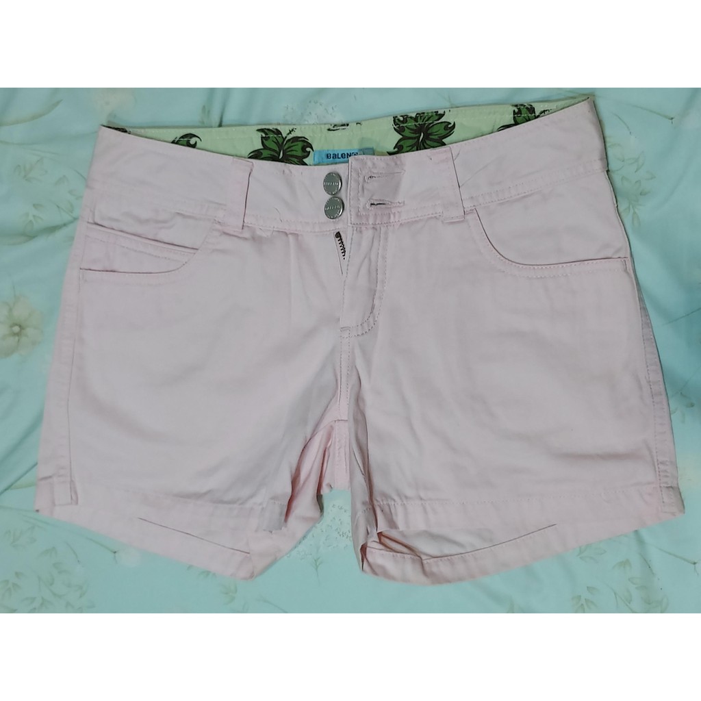 BALENO粉紅色棉質短褲,9.9成新