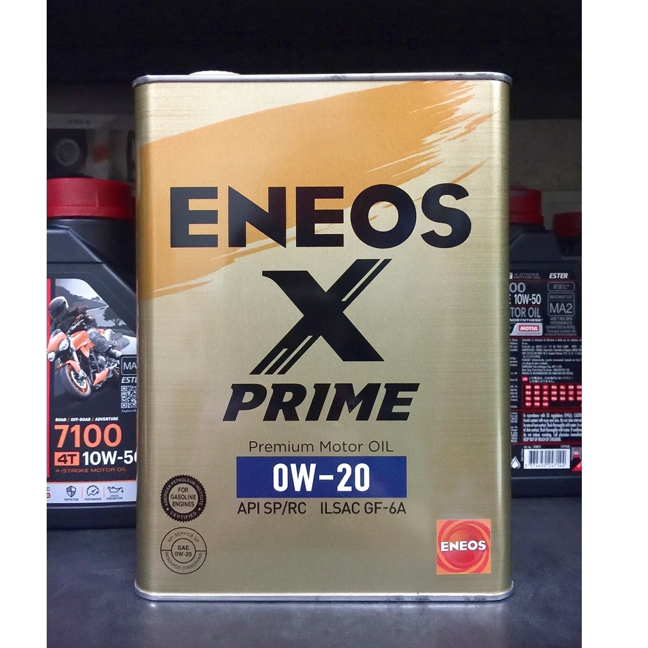 自取1550元 【高雄阿齊】ENEOS X PRIME 0W20 SP GF-6A 汽車機油 4L